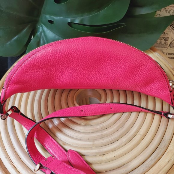 NWT Kate Spade Leila Belt Bag Fanny Pack Leather Purse Sling Bikini Pink main image 4